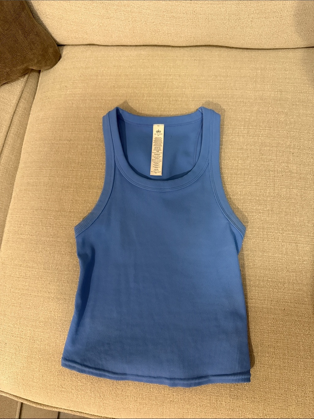 ALO Yoga Tank Top in Light Blue